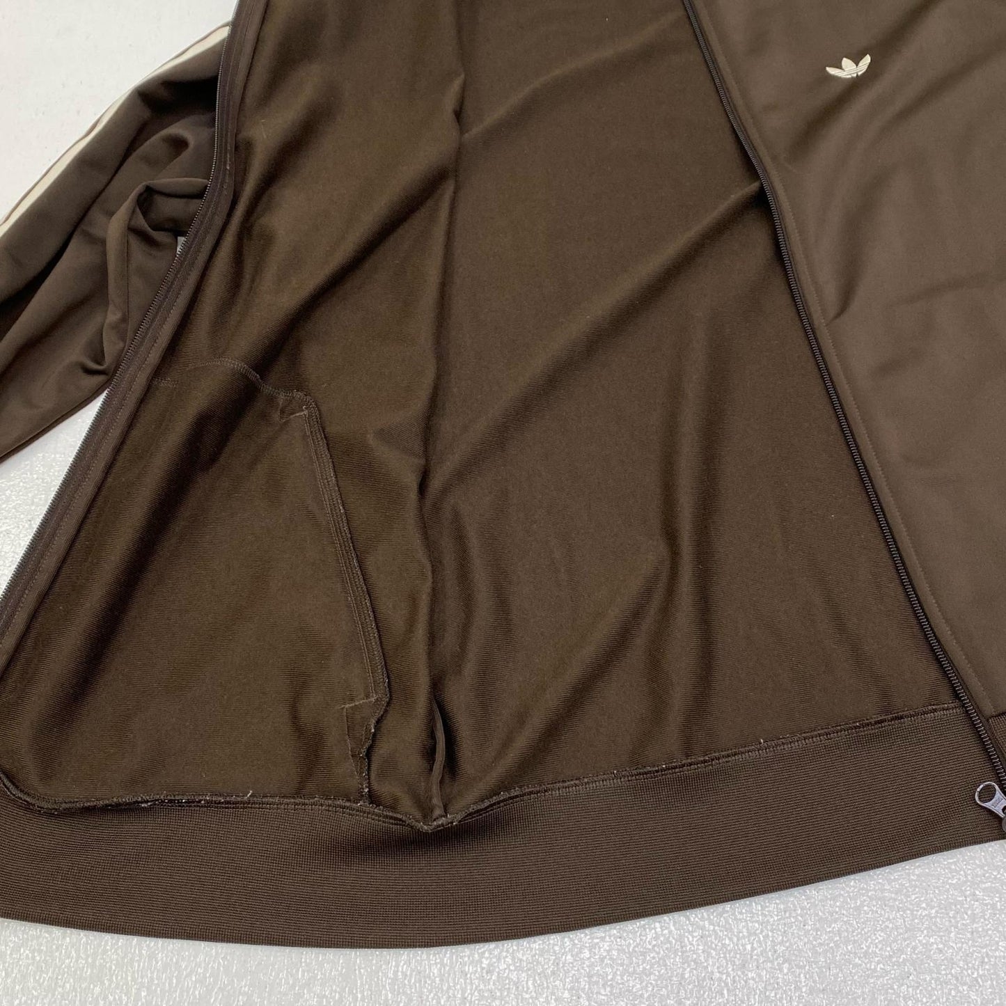 【中古】adidas Originals | アディダスオリジナルス BECKENBAUER TRACKTOP ジャージ JD5267 ブラウン サイズ：M【加古川店】