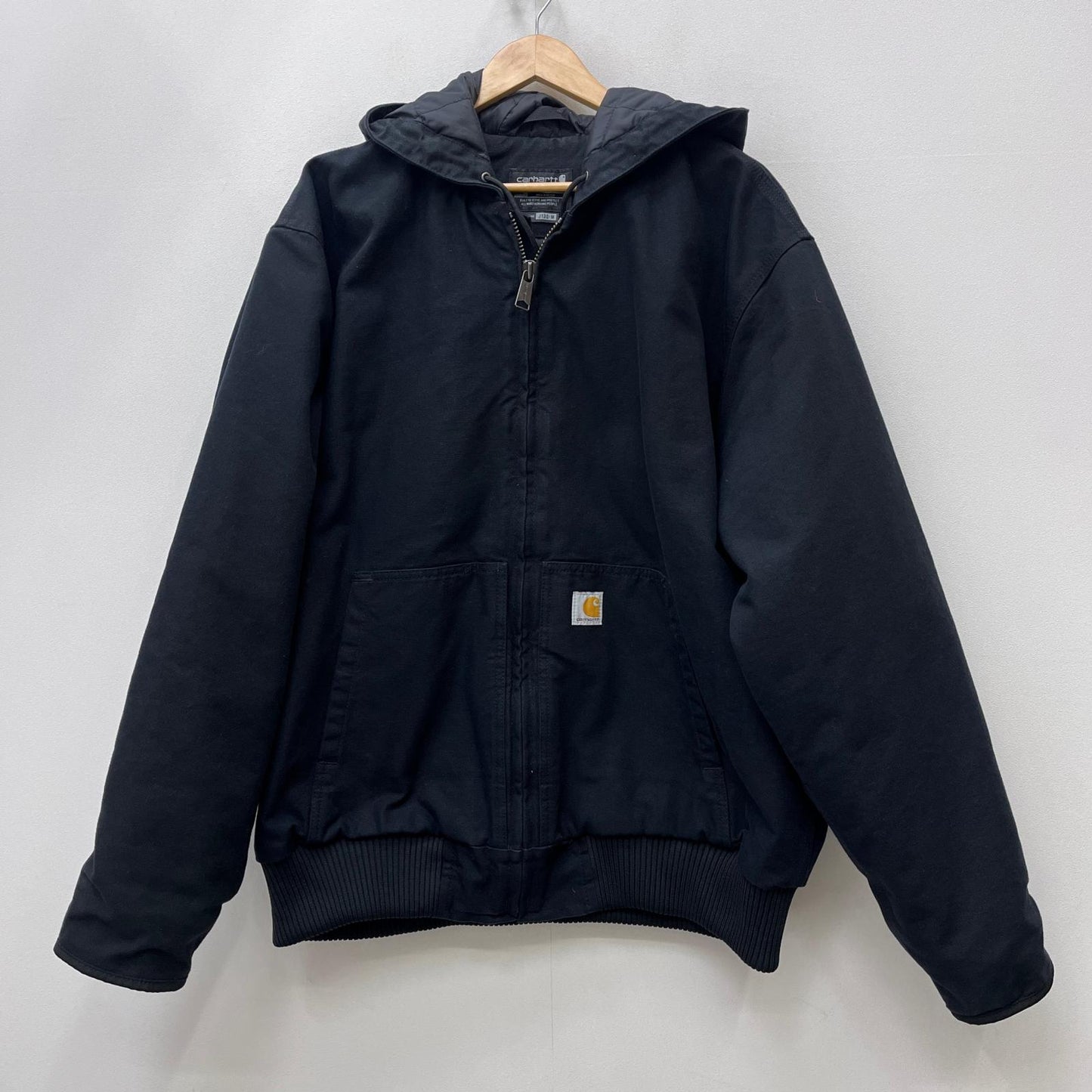【中古】Carhartt | カーハート WASHED DUCK INSULATED ACTIVE JACKET ブルゾン 104050-BLK ブラック サイズ：XL【加古川店】
