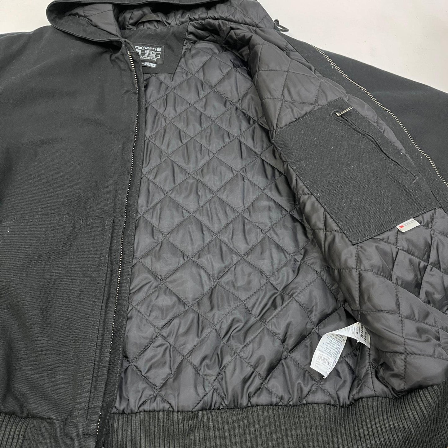 【中古】Carhartt | カーハート WASHED DUCK INSULATED ACTIVE JACKET ブルゾン 104050-BLK ブラック サイズ：XL【加古川店】