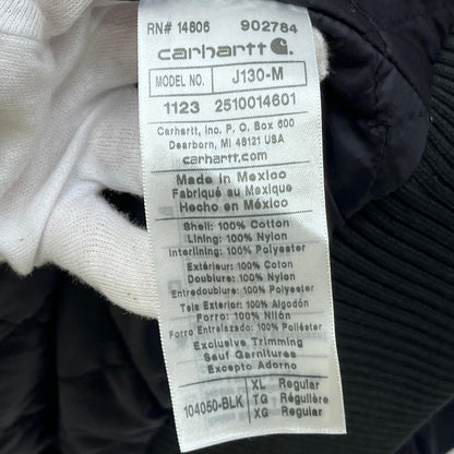 【中古】Carhartt | カーハート WASHED DUCK INSULATED ACTIVE JACKET ブルゾン 104050-BLK ブラック サイズ：XL【加古川店】
