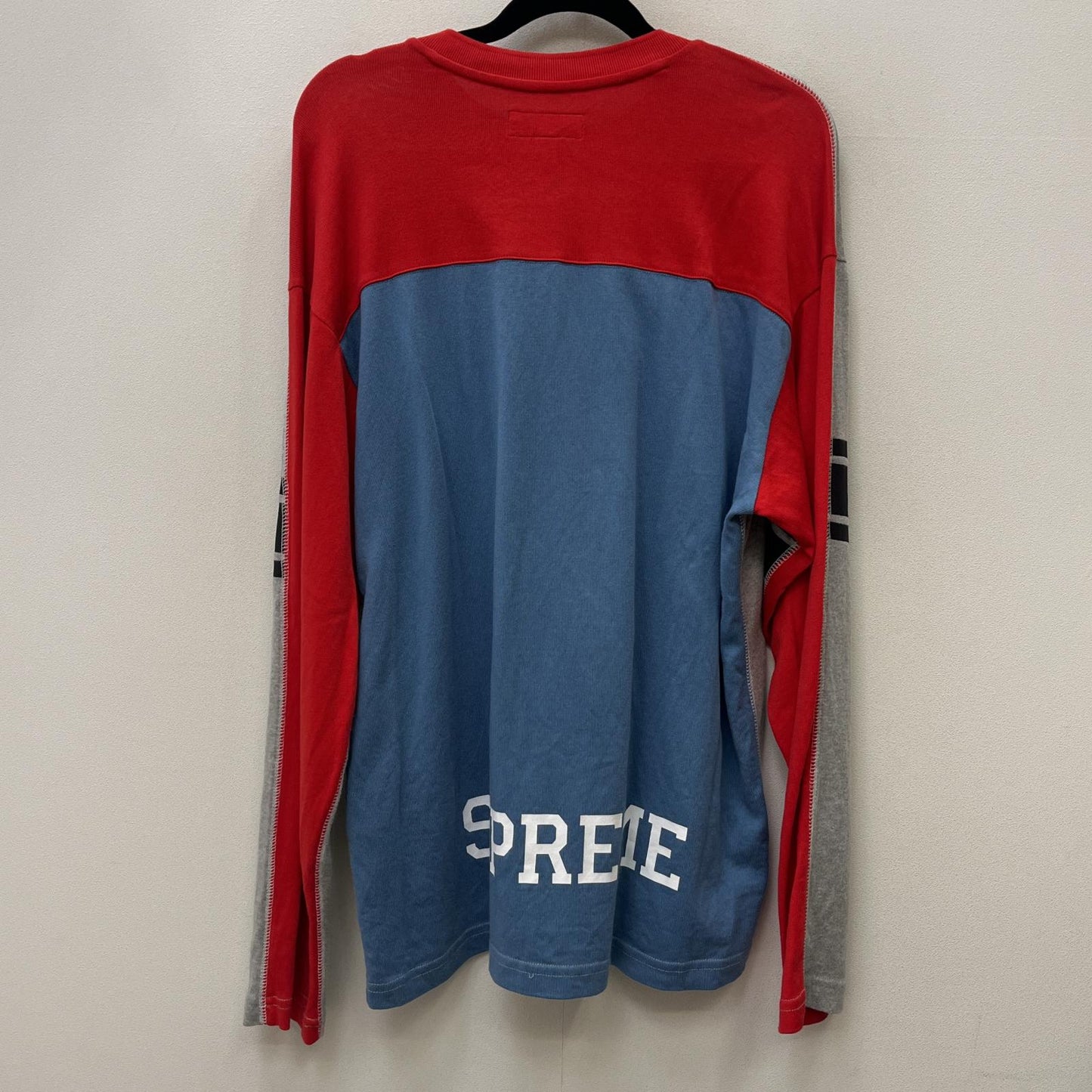 Supreme | シュプリーム Split L/S Football Top 25FW 長袖Ｔシャツ グレー サイズ：S【加古川店】
