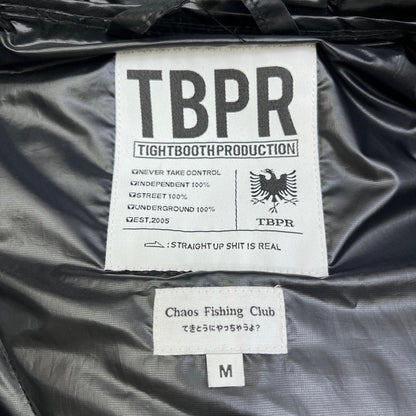 【中古】TIGHTBOOTH PRODUCTION | タイトブースプロダクション Chaos Fishing Club ダウンジャケット ブラック サイズ：M【加古川店】