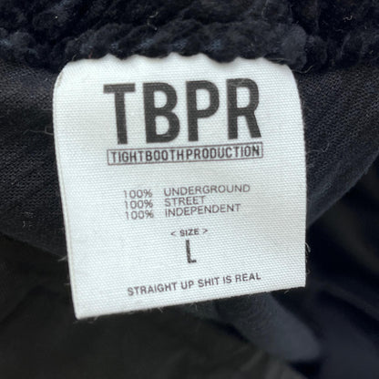 【中古】TIGHTBOOTH PRODUCTION | タイトブースプロダクション BIAS CORD BAGGY SLACKS パンツ ブラック サイズ：L【加古川店】