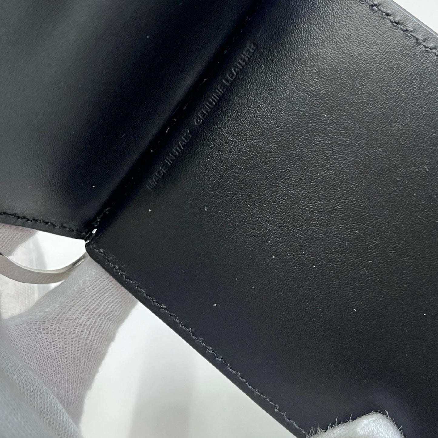 【中古】Maison Margiela | メゾンマルジェラ WALLET SLIM 2 PINCER 二つ折り財布 SA1UI0018 ブラック【加古川店】