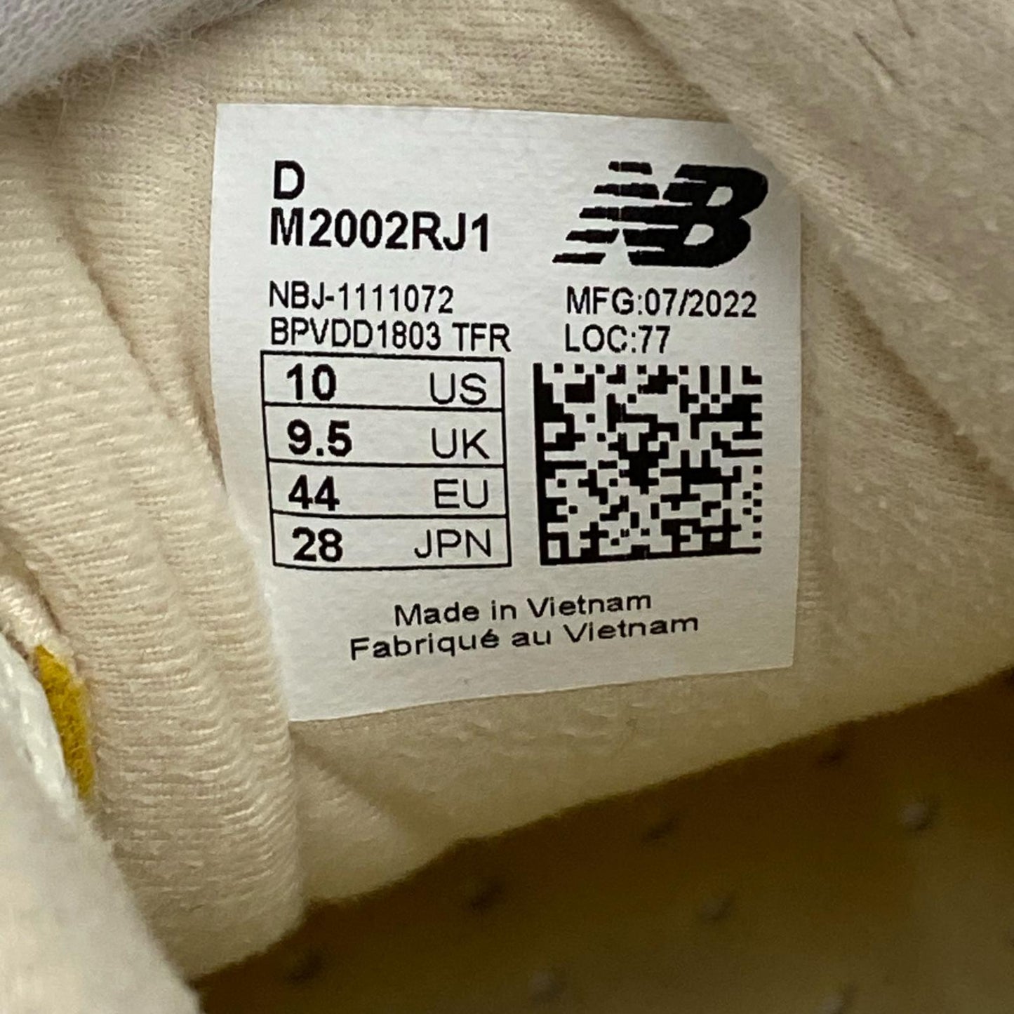 【中古】NEW BALANCE | ニューバランス ×Joe Freshgoods スニーカー M2002RJ1 28cm【加古川店】