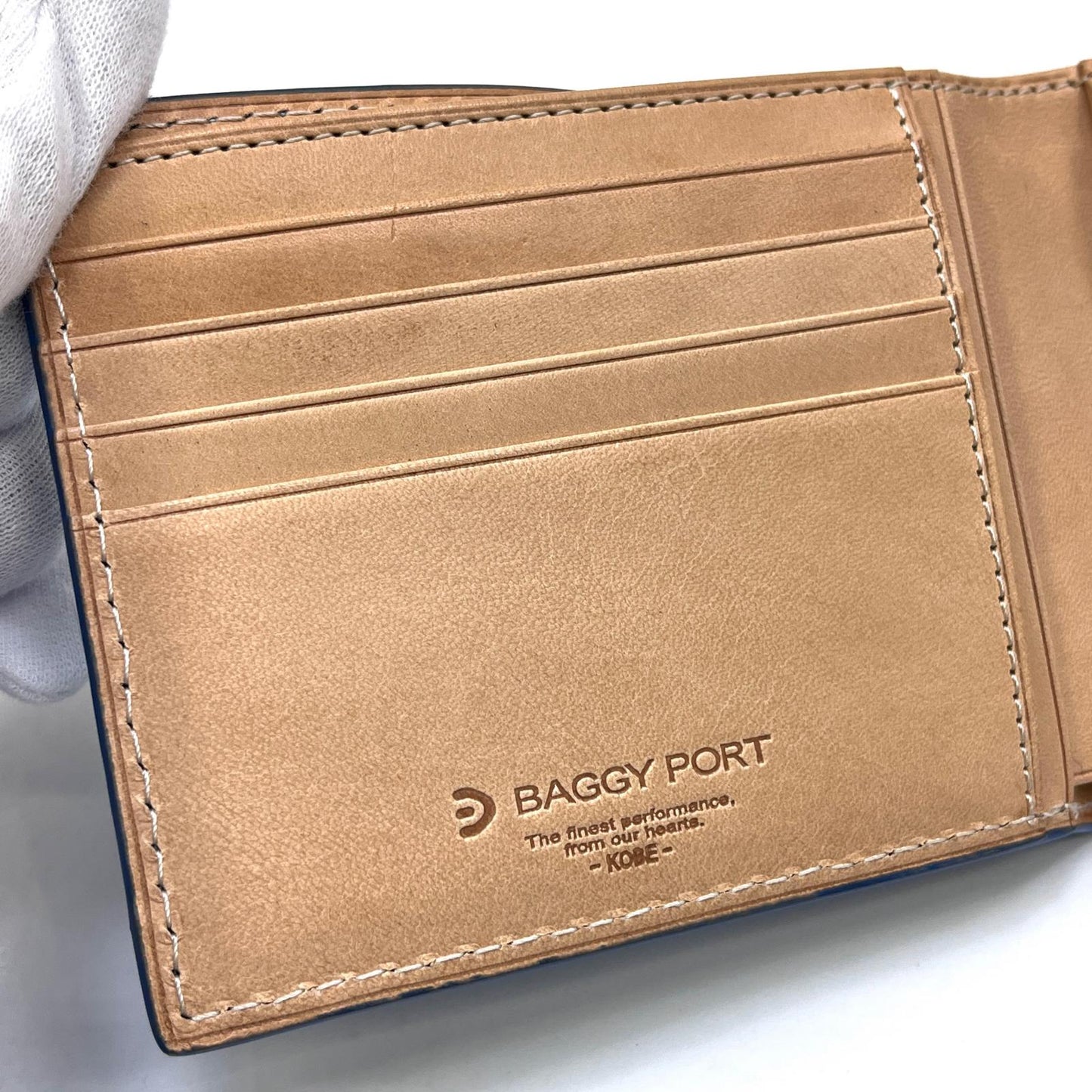 【中古】BAGGYPORT | バギーポート KOI 二つ折り財布 ZYS098 ブルー【加古川店】