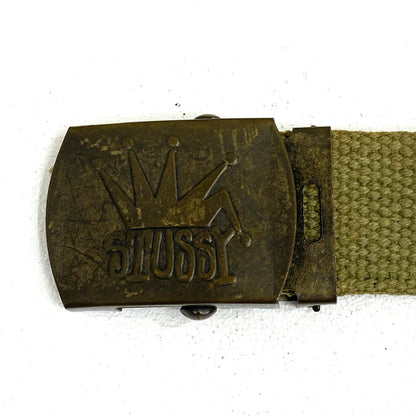 【中古】STUSSY | ステューシー 折れクラウンガチャベルト ベルト カーキ【加古川店】