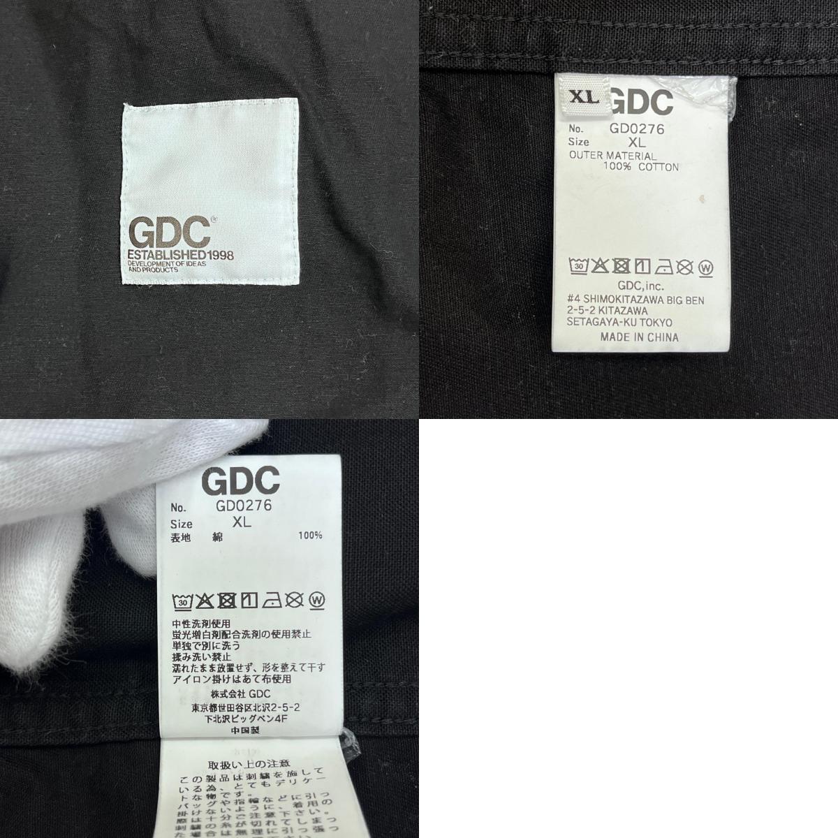 【中古】GDC | ジーディーシー M-65 FIELD JACKET ミリタリージャケット GDC276 ブラック サイズ：XL【加古川店】