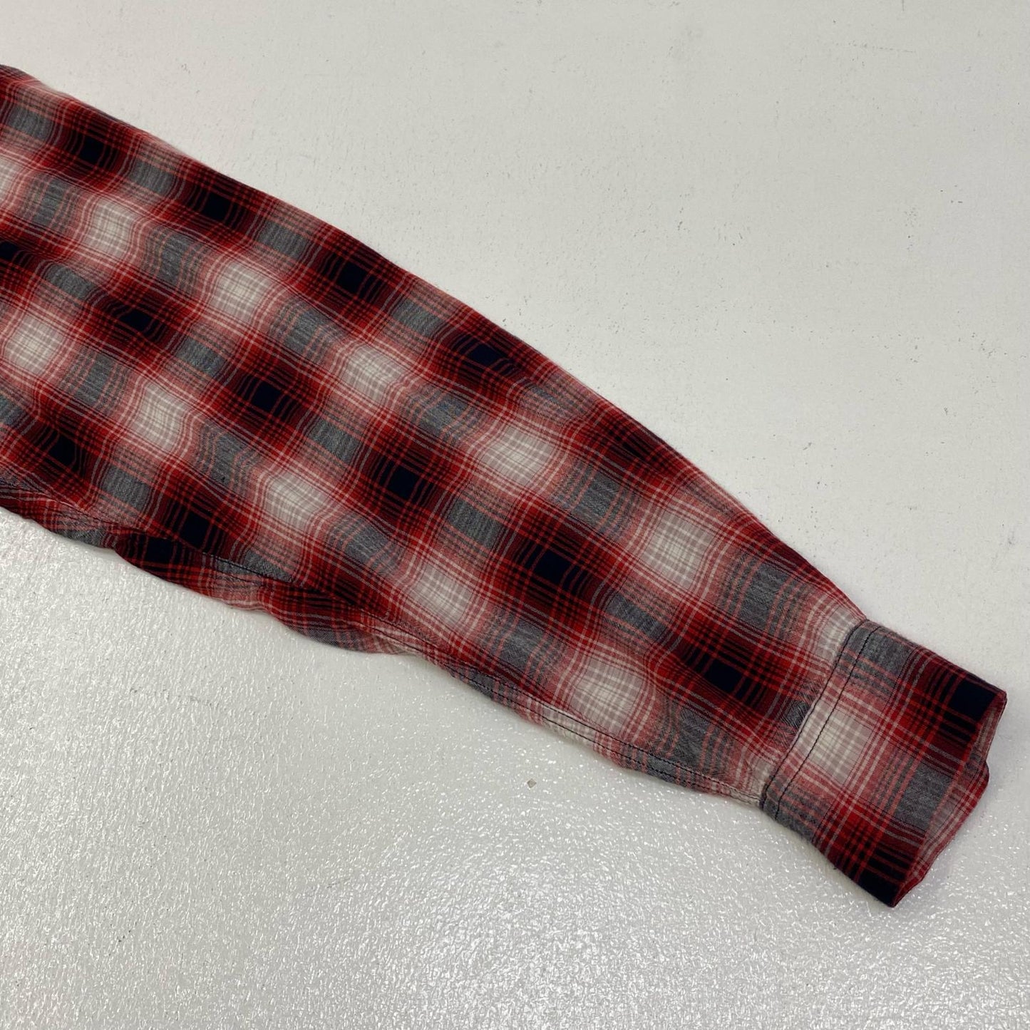 【中古】SUGAR CANE | シュガーケーン RAYON OMBRE CHECK OPEN SHIRT 長袖シャツ sc29263 サイズ：XL【加古川店】