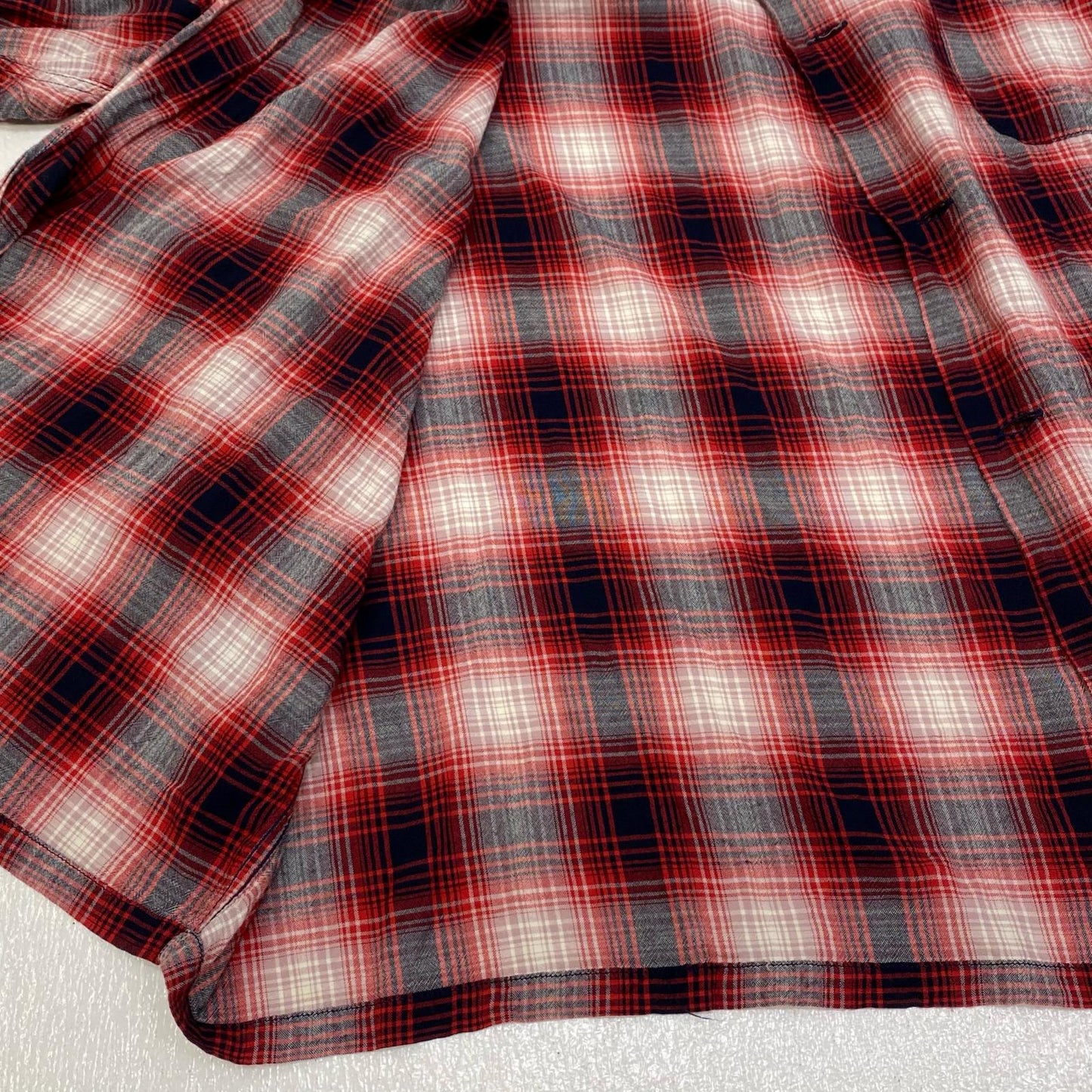 【中古】SUGAR CANE | シュガーケーン RAYON OMBRE CHECK OPEN SHIRT 長袖シャツ sc29263 サイズ：XL【加古川店】