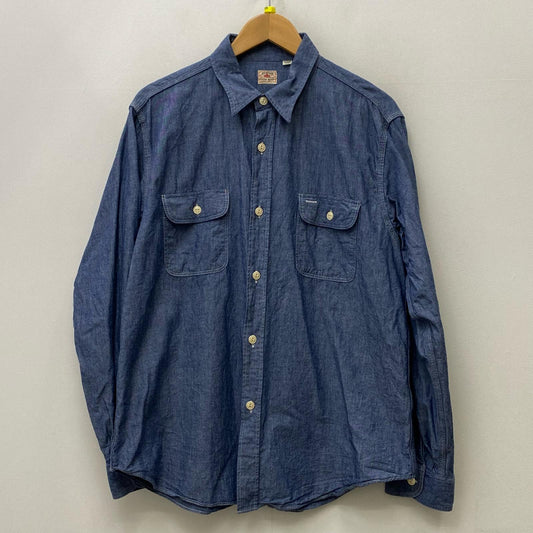 【中古】SUGAR CANE | シュガーケーン BLUE CHAMBRAY WORK SHIRT 長袖シャツ sc27850 インディゴ サイズ：XL【加古川店】