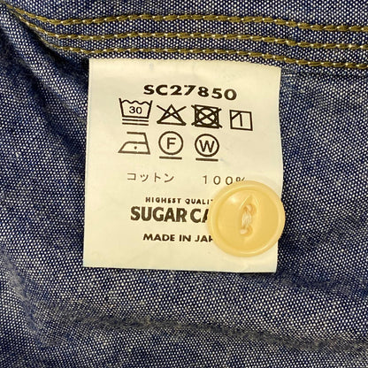 【中古】SUGAR CANE | シュガーケーン BLUE CHAMBRAY WORK SHIRT 長袖シャツ sc27850 インディゴ サイズ：XL【加古川店】