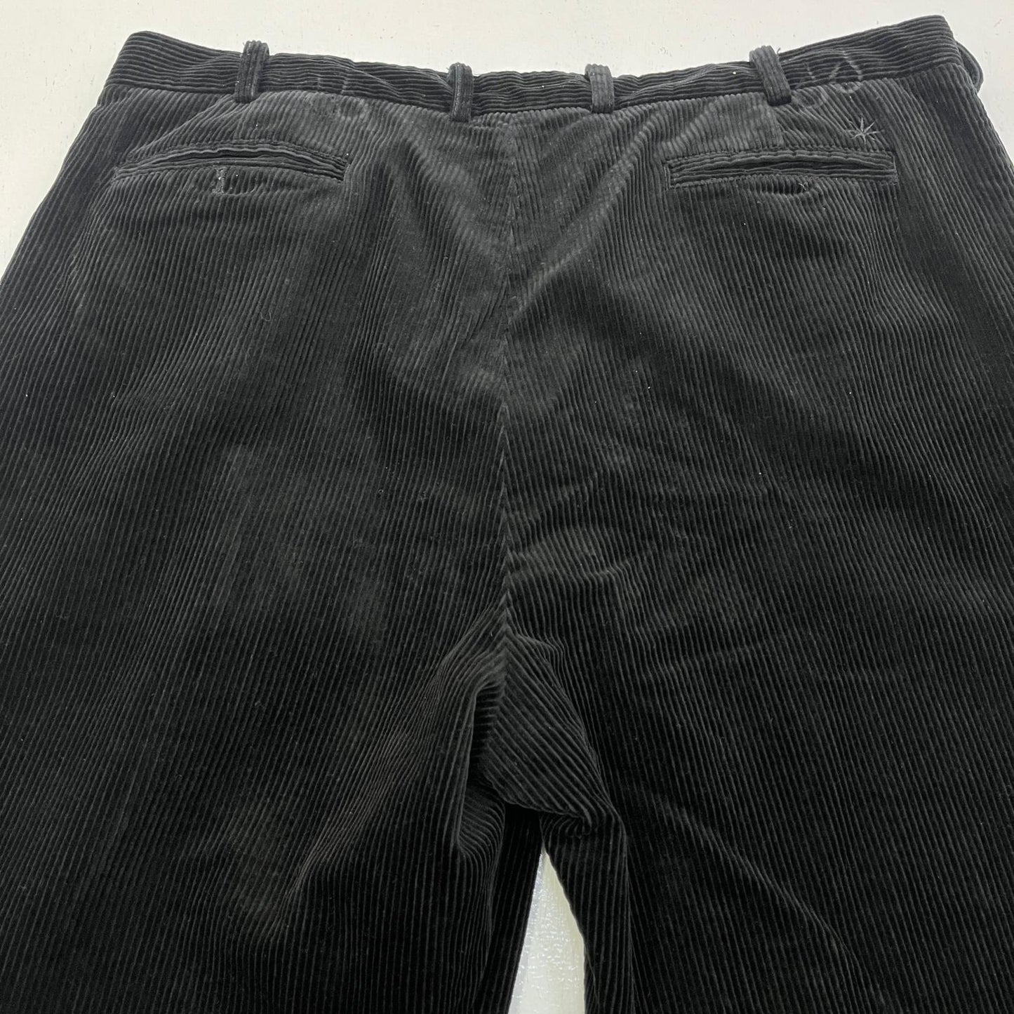 【中古】GDC | ジーディーシー corduroy Two tuck straight pants パンツ gd0256 ブラック サイズ：XL【加古川店】