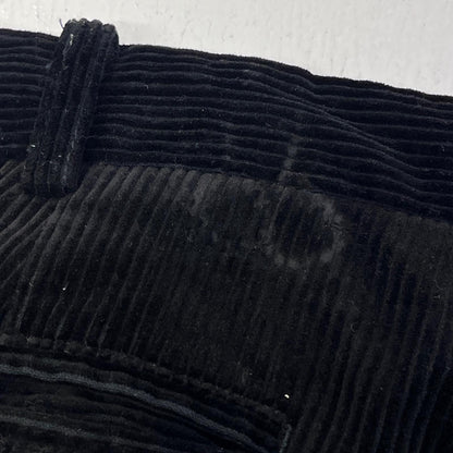 【中古】GDC | ジーディーシー corduroy Two tuck straight pants パンツ gd0256 ブラック サイズ：XL【加古川店】