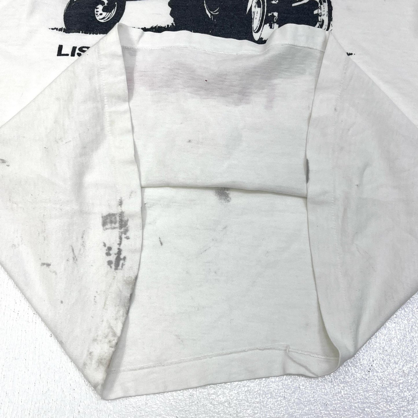 【中古】Champion | チャンピオン allis-chalmers:listen to our horses poar 半袖Ｔシャツ ホワイト サイズ：L【加古川店】
