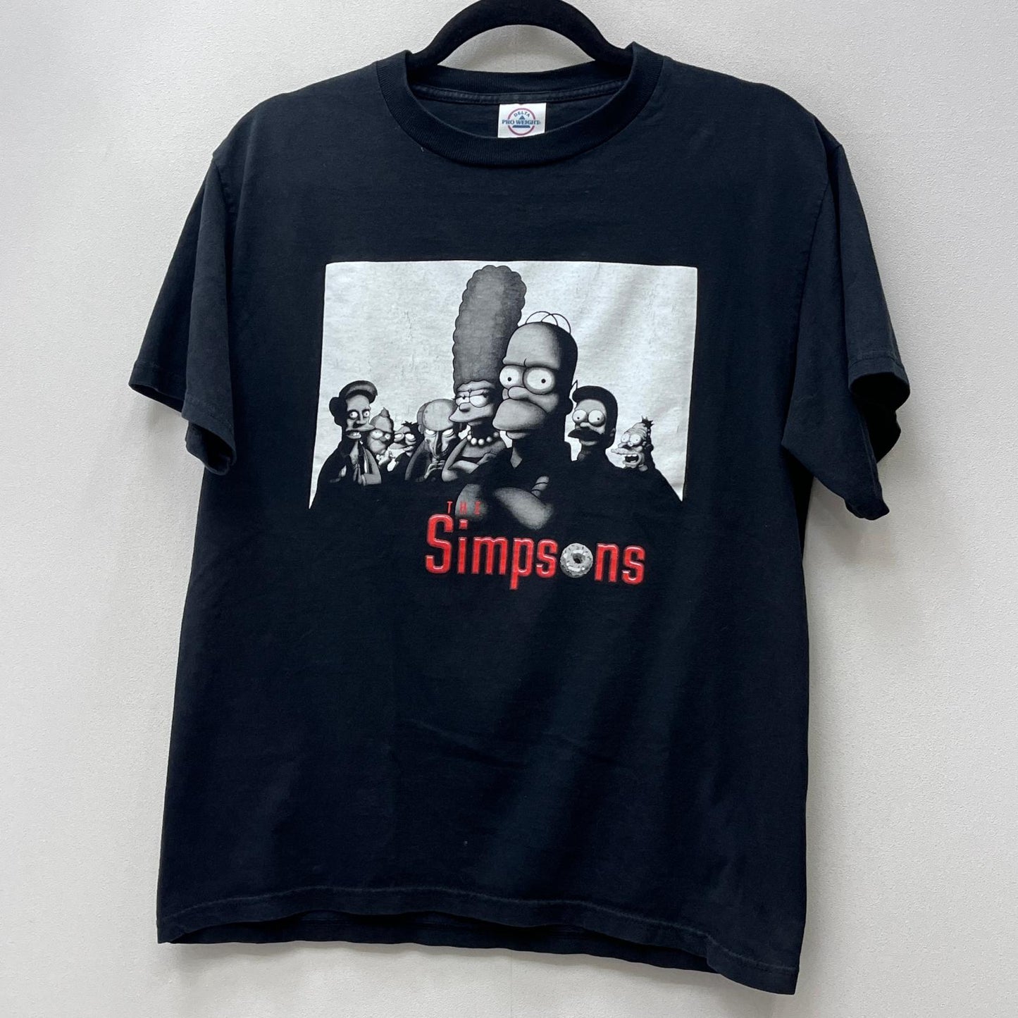 【中古】 THE simpsons:Sopranos PARODY 半袖Ｔシャツ ブラック サイズ：M【加古川店】