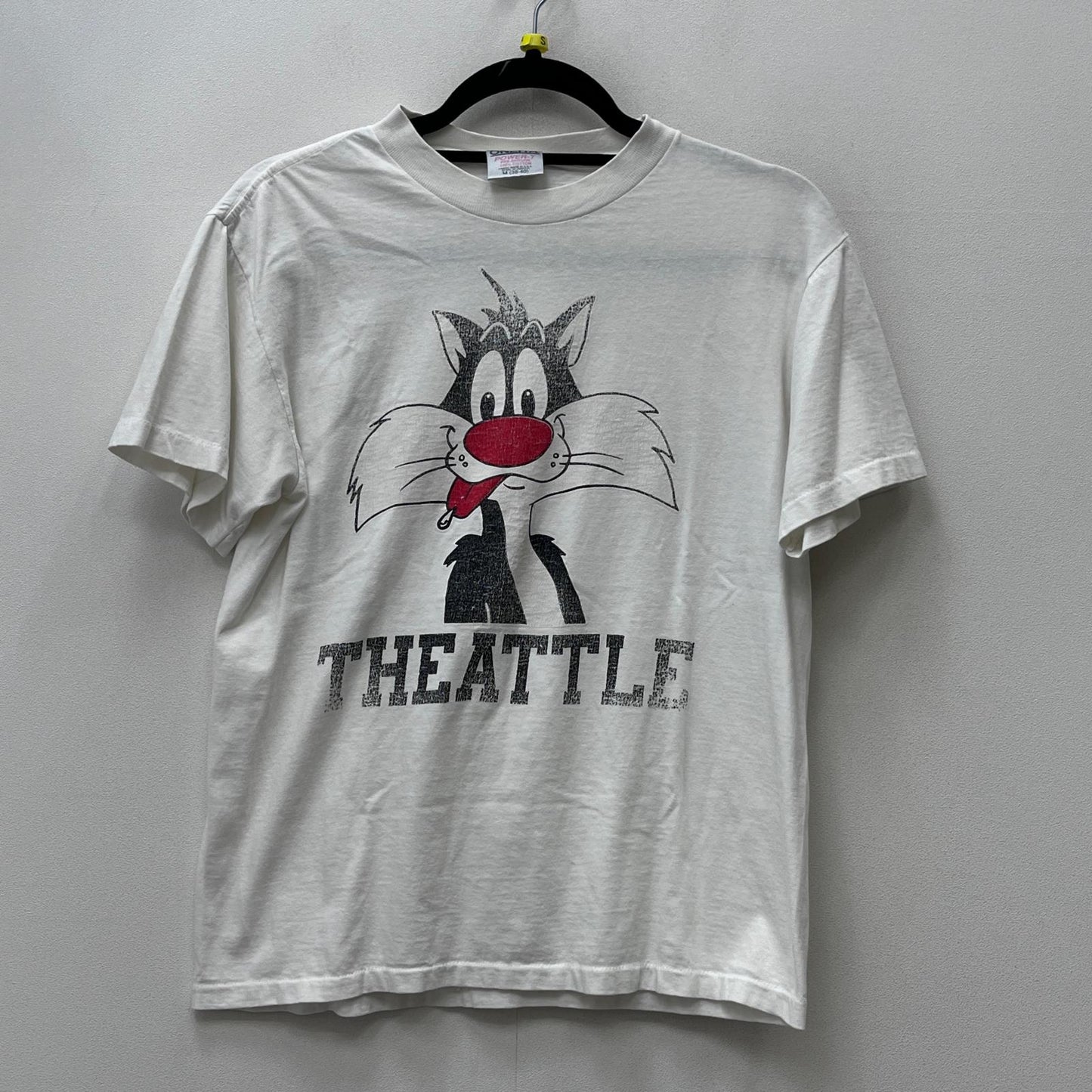 【中古】 THE ATTLE:Sylvester Cat 半袖Ｔシャツ ホワイト サイズ：M【加古川店】