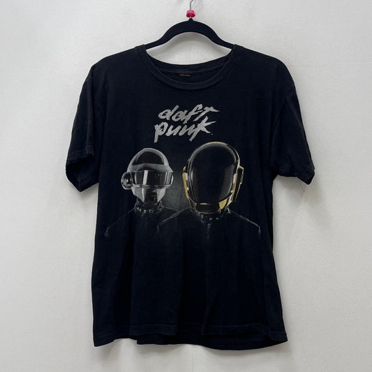 【中古】 DAFT PUNK:MEMBER LOGO 半袖Ｔシャツ ブラック【加古川店】