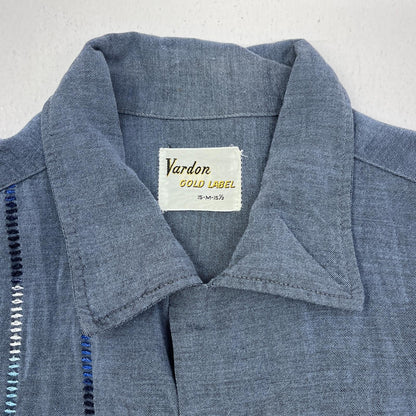 【中古】VINTAGE衣料 | ヴィンテージイリョウ vardon:rayon shirt 長袖シャツ ライトブルー サイズ：M【加古川店】