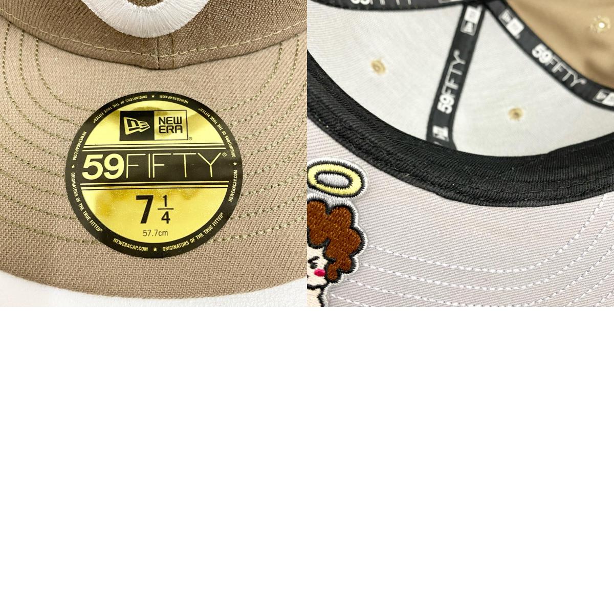 supreme シュプリーム S LOGO・NEW ERA メッシュキャップ ベージュ 22SS