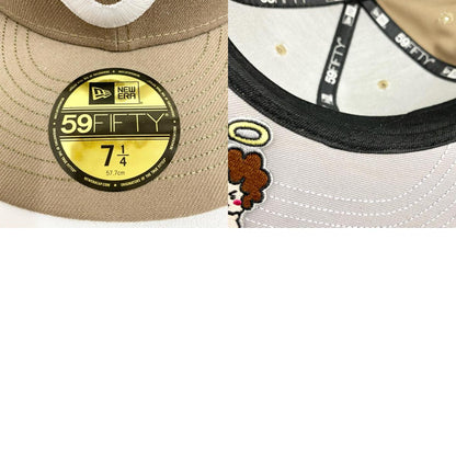 supreme シュプリーム S LOGO・NEW ERA メッシュキャップ ベージュ 22SS