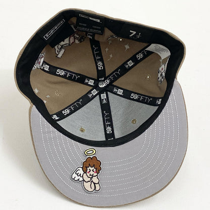 supreme シュプリーム S LOGO・NEW ERA メッシュキャップ ベージュ 22SS