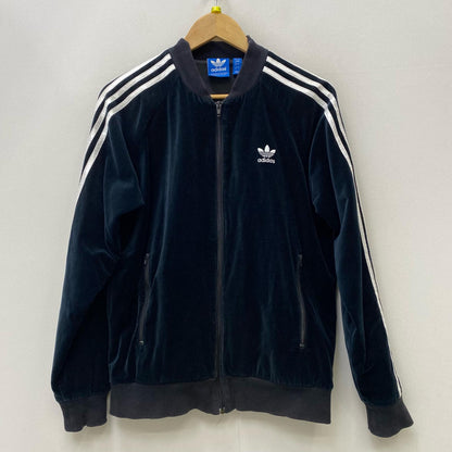 【中古】adidas Originals | アディダスオリジナルス SS VELOUR TRACKTOP ジャージ ao3567 ブラック サイズ：L【加古川店】