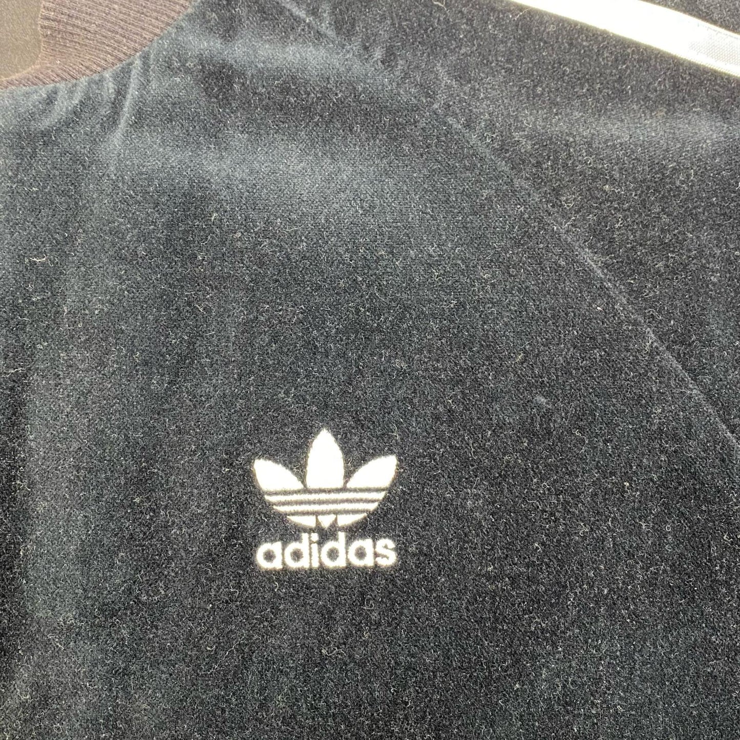 【中古】adidas Originals | アディダスオリジナルス SS VELOUR TRACKTOP ジャージ ao3567 ブラック サイズ：L【加古川店】