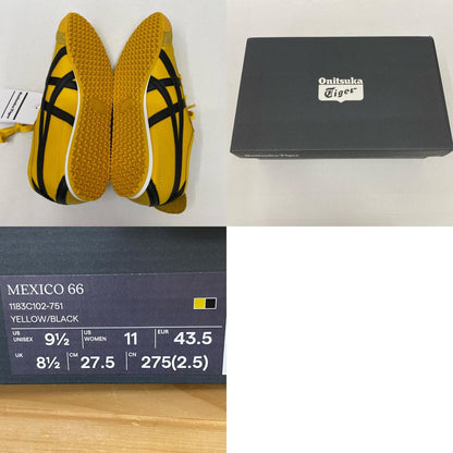 【中古】ONITSUKA TIGER | オニツカタイガー MEXICO 66 スニーカー 1183C102-751 イエロー 27.5cm【加古川店】