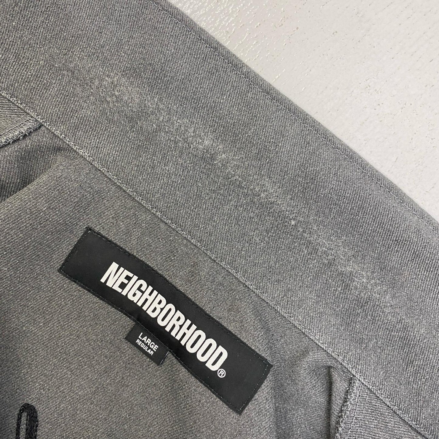 【中古】NEIGHBORHOOD | ネイバーフッド ZIP WORK JACKET その他アウター 252TSNH-JKM03 グレー サイズ：L【加古川店】