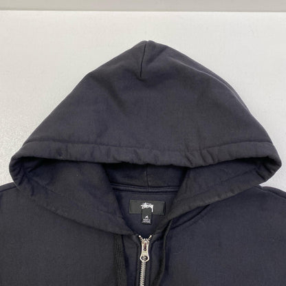 【中古】STUSSY | ステューシー STOCK LOGO FULL ZIP パーカー 118471 ブラック サイズ：M【加古川店】