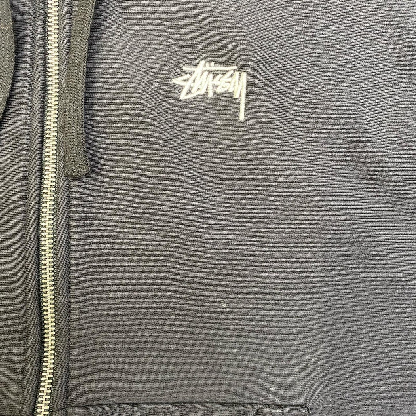 【中古】STUSSY | ステューシー STOCK LOGO FULL ZIP パーカー 118471 ブラック サイズ：M【加古川店】