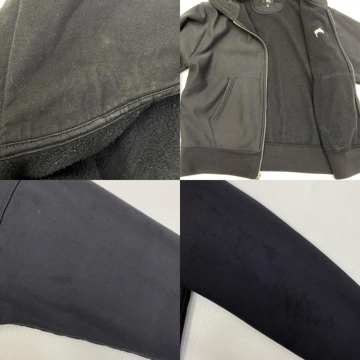 【中古】STUSSY | ステューシー STOCK LOGO FULL ZIP パーカー 118471 ブラック サイズ：M【加古川店】