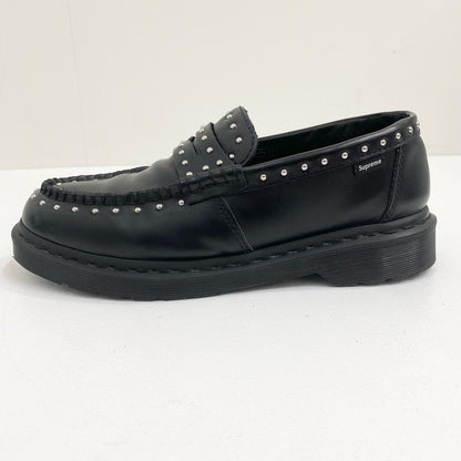 Supreme × Dr.Martens | シュプリーム Studded Penton Loafer ローファー 41873001 ブラック　26.0cm
