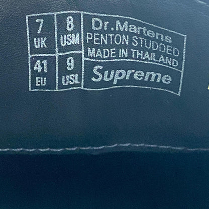 Supreme × Dr.Martens | シュプリーム Studded Penton Loafer ローファー 41873001 ブラック　26.0cm