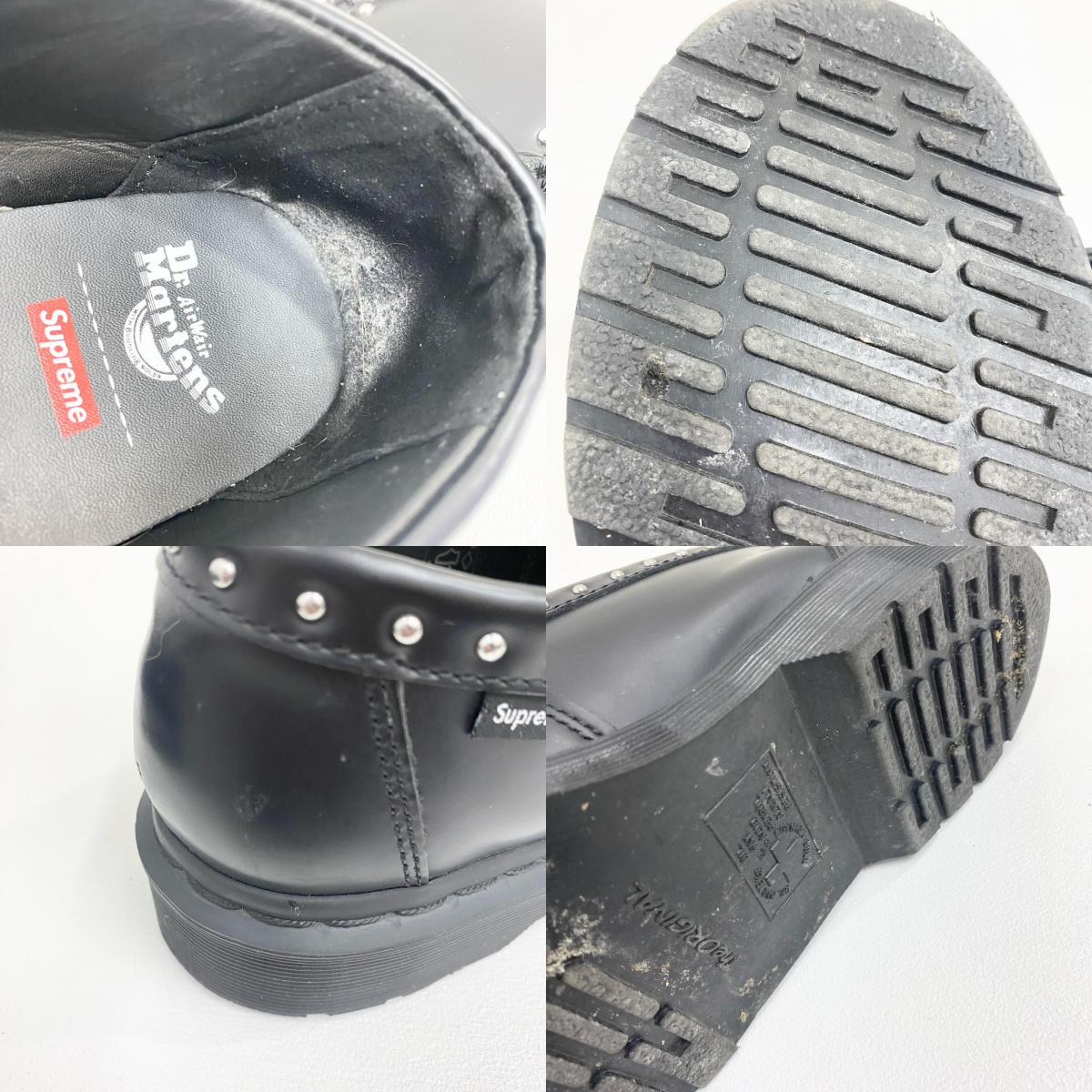 Supreme × Dr.Martens | シュプリーム Studded Penton Loafer ローファー 41873001 ブラック　26.0cm