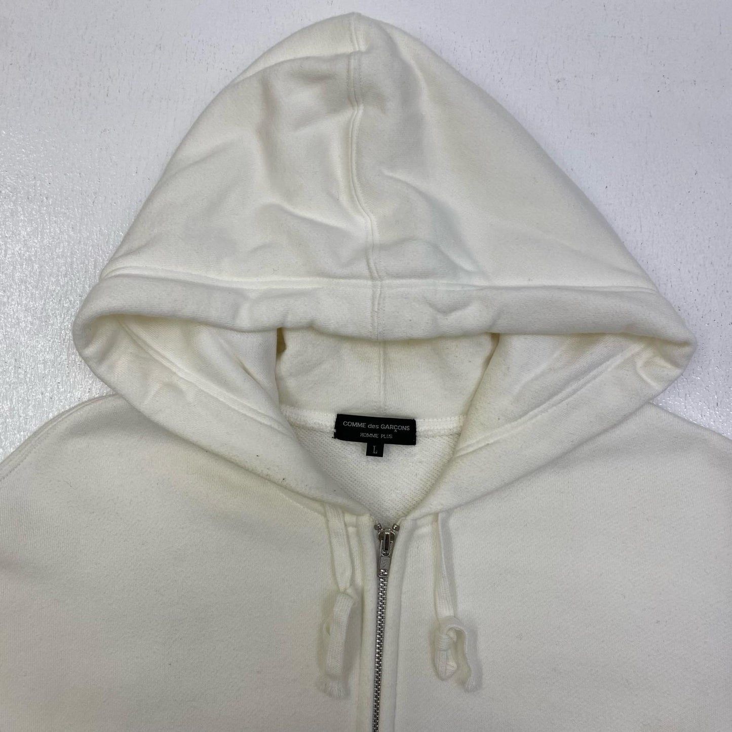 【中古】COMME des GARCONS HOMME PLUS | コムデギャルソンオムプリュス パーカー PI-T013 ホワイト サイズ：L【加古川店】