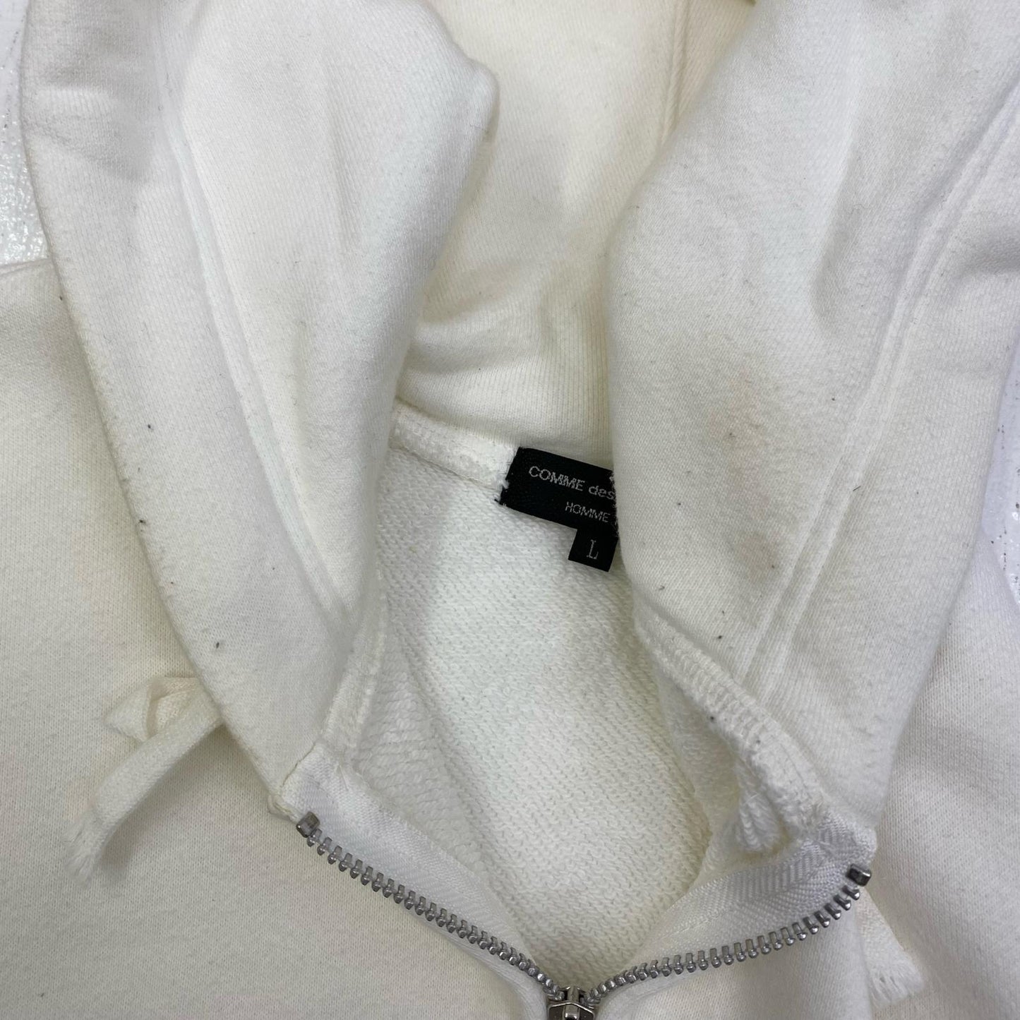 【中古】COMME des GARCONS HOMME PLUS | コムデギャルソンオムプリュス パーカー PI-T013 ホワイト サイズ：L【加古川店】