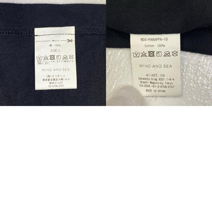 【中古】WIND AND SEA | ウィンダンシーウインダンシー PARAPPATHERAPPER 半袖Ｔシャツ WDS-PARAPPA-10 ブラック サイズ：L【加古川店】