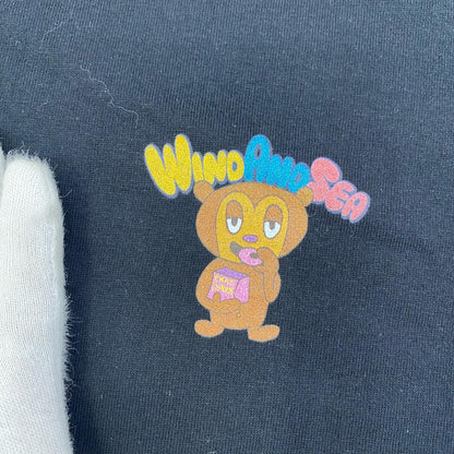 【中古】WIND AND SEA | ウィンダンシーウインダンシー PARAPPATHERAPPER 半袖Ｔシャツ WDS-PARAPPA-10 ブラック サイズ：L【加古川店】