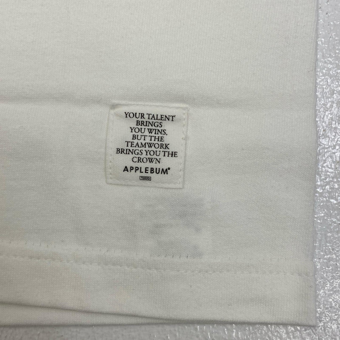 【中古】APPLE BUM | アップルバム ノースカロライナボーイ 半袖Ｔシャツ NC2121101 ホワイト サイズ：XL【加古川店】