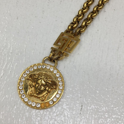【中古】VERSACE | ヴェルサーチ ラメドゥーサクリスタル ネックレス DG1E009【加古川店】