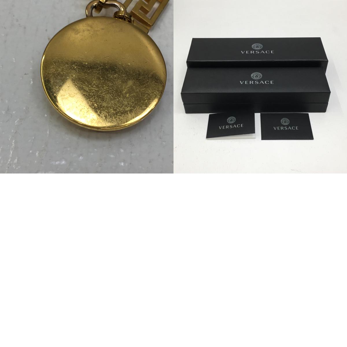 【中古】VERSACE | ヴェルサーチ ラメドゥーサクリスタル ネックレス DG1E009【加古川店】