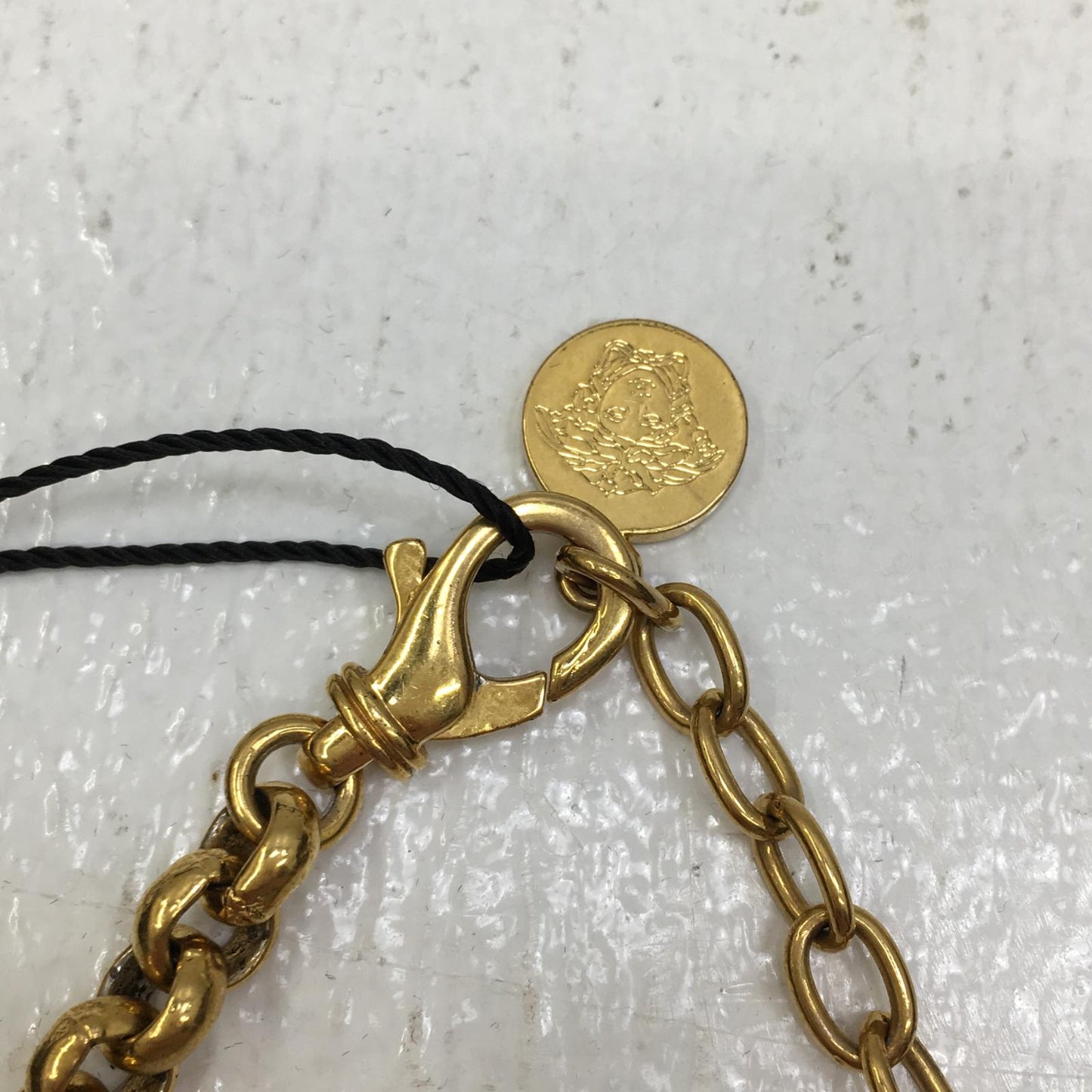【中古】VERSACE | ヴェルサーチ ラメドゥーサクリスタル ネックレス DG1E009【加古川店】