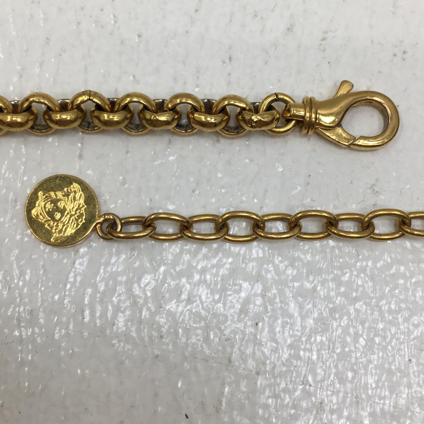 【中古】VERSACE | ヴェルサーチ ラメドゥーサクリスタル ネックレス DG1E009【加古川店】