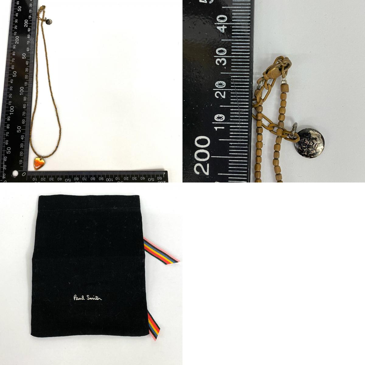 【中古】Paul Smith | ポール・スミス ピックネクレス ネックレス ブラウン【加古川店】