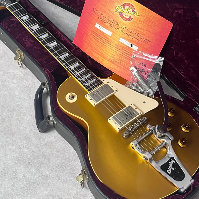 【中古】 Gibson Custom Shop | ギブソンカスタムショップ 楽器 Historic Collection 1957 Les Paul Goldtop Reissue w/Bigsby 2002年製【加古川店】