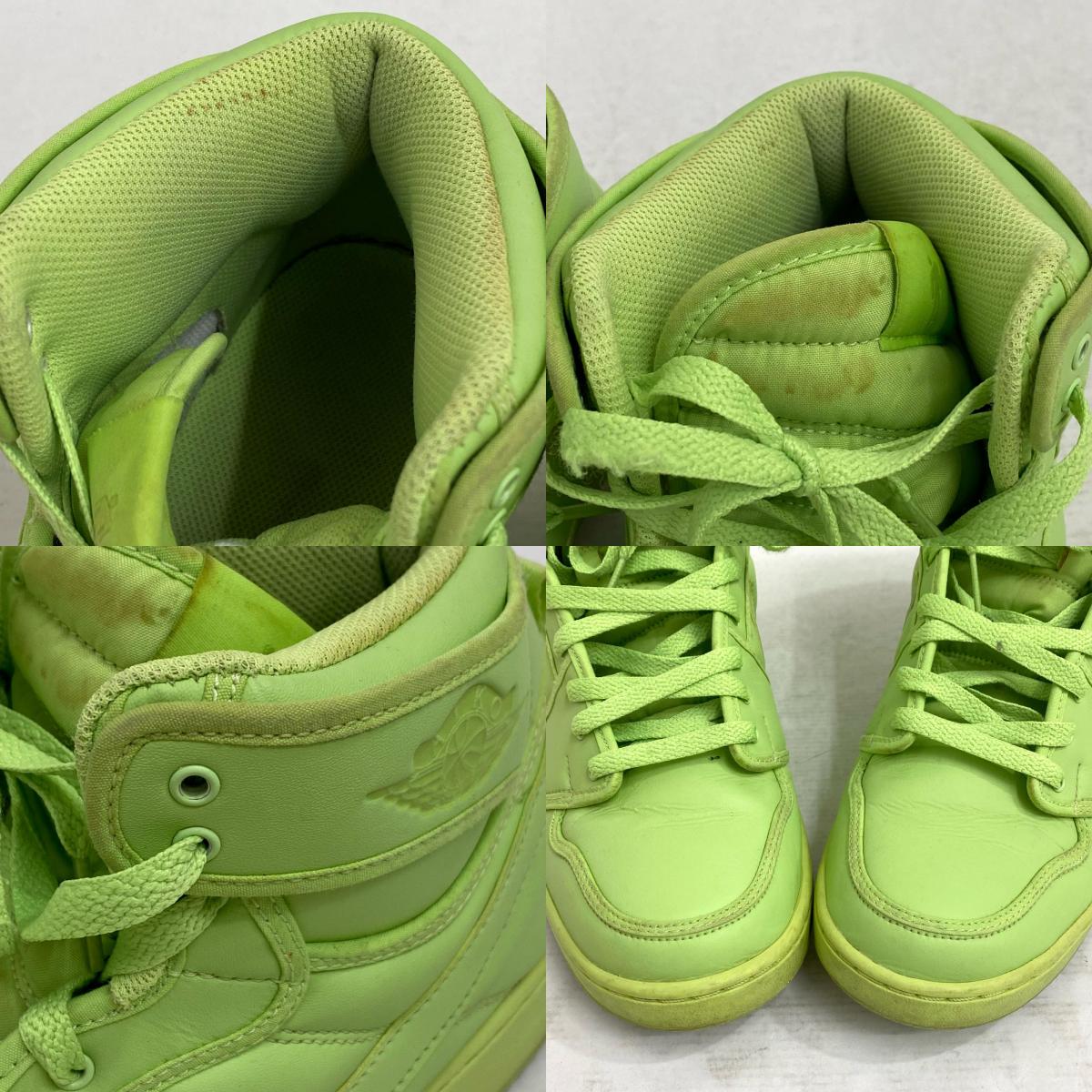 【中古】NIKE | ナイキ Billie Eilish Air Jordan 1 High KO スニーカー DN2857-330 ライトグリーン 28.5cm【加古川店】