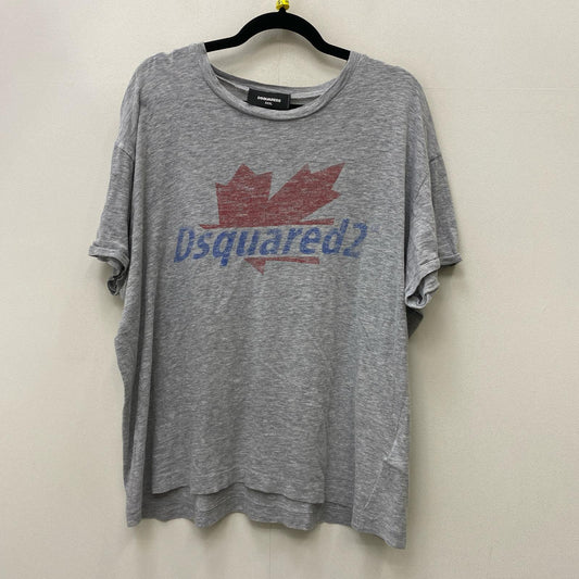 【中古】DSQUARED2 | ディースクエアード D2 Leaf Dan T-Shirt、国内正規品 半袖Ｔシャツ S74GD0819 グレー サイズ：XXXL【加古川店】