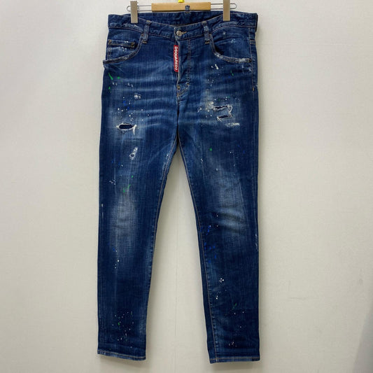 【中古】DSQUARED2 | ディースクエアード SKATER JEAN デニムパンツ S71LB0635 S30342 インディゴ サイズ：50【加古川店】